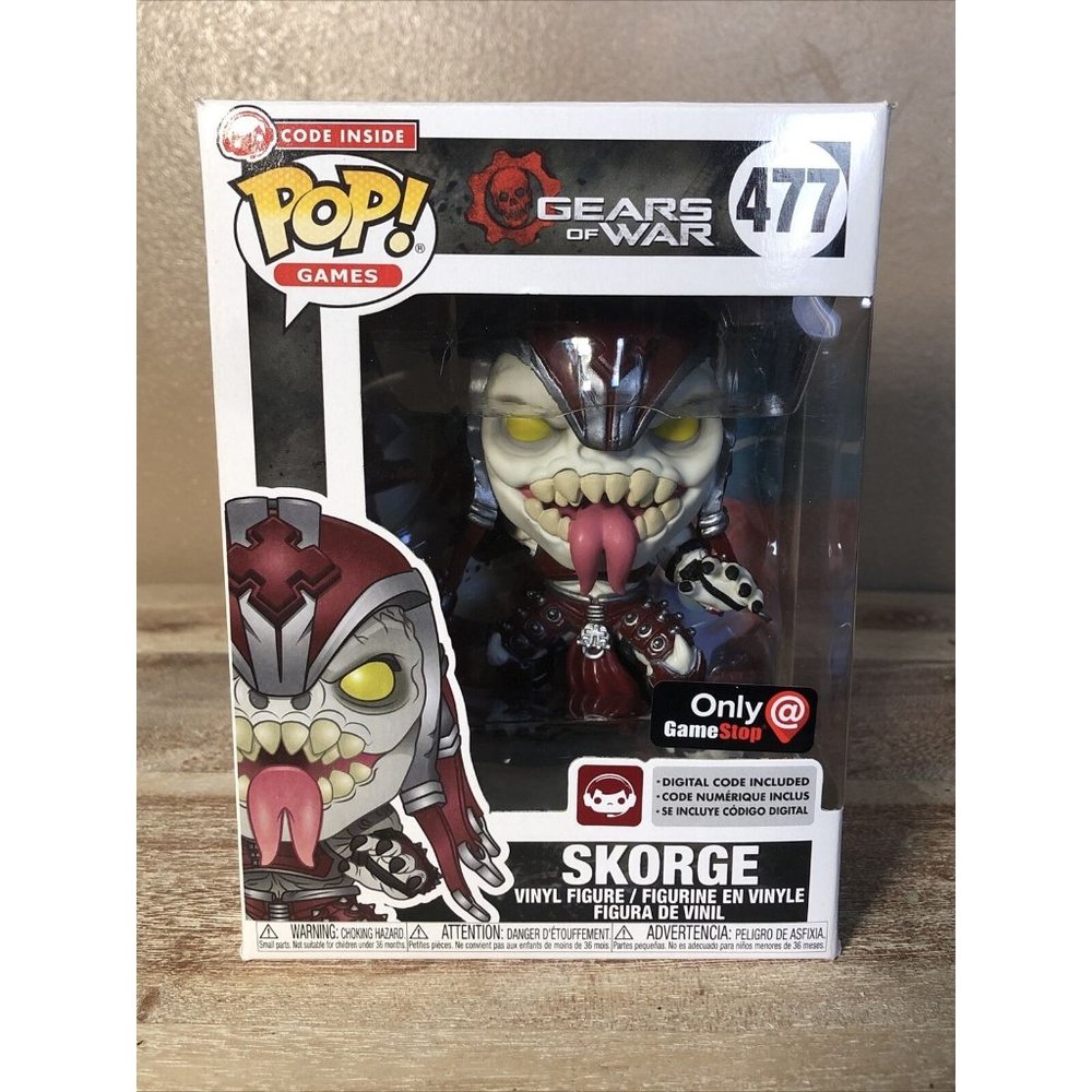 Funko Pop! SKORGE #477 Vinyl Figure Gears of War Gamestop Exclusive